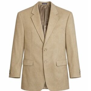 Vintage Camel Hair Blazer Sport Coat Men's 42R‎ Garrison Park 80's